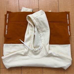 Kari Traa Two-Tone Hoodie Bottoms in Cream and Brown